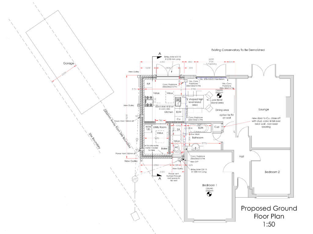 proposed floor plan