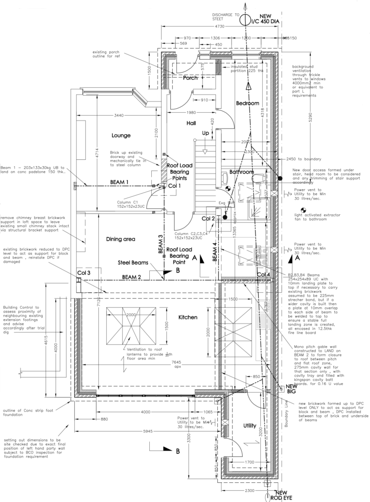 proposed floor flan